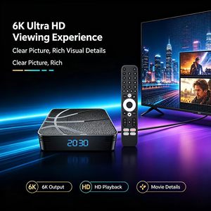 <span class=keywords><strong>TV</strong></span> <span class=keywords><strong>Box</strong></span> H618 con Android 12, 2GB de RAM, 16GB de ROM, <span class=keywords><strong>6K</strong></span> <span class=keywords><strong>Ultra</strong></span> <span class=keywords><strong>HD</strong></span>, WiFi de Doble Banda 2.4G 5G, Reproductor Multimedia Inteligente - Product Image 4
