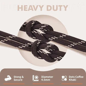 Lacets ronds 2026 [2 paires] – Lacets robustes pour bottes de randonnée et de travail - Product Image 2