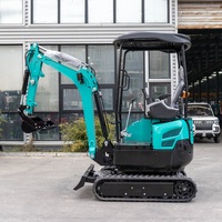 Excavator Mini Crawler 1,8 Ton, Mesin Penggali Kecil Murah, Daya Gali Tinggi, Garansi 1 Tahun