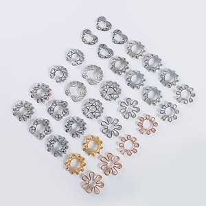 Anneau de tétine sexy en alliage de zinc pour femmes, accessoire pour corps sexy, cœur de pêche, sans <span class=keywords><strong>piercing</strong></span>, 1 paire - Product Image 2