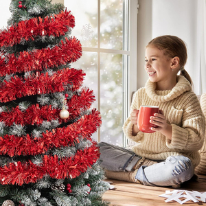 Ghirlanda Decorativa AYOYO per Feste di <span class=keywords><strong>Natale</strong></span> <span class=keywords><strong>e</strong></span> Halloween, Ghirlanda in Filo Metallico Adatta per Alberi di <span class=keywords><strong>Natale</strong></span> - Product Image 1