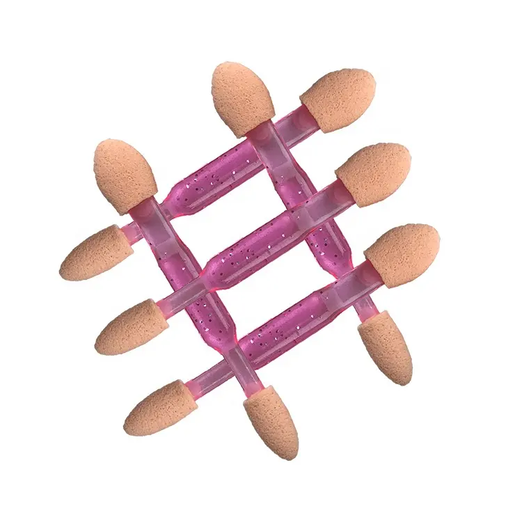 Factory Wholesale Cheap Disposable Dual-end Foam Tipped Sponge Eyeshadow Applicator