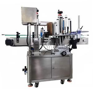 Prensa superior y barras de <span class=keywords><strong>pegamento</strong></span> cortas Botellas de plástico diarias Tarro de botella de <span class=keywords><strong>vidrio</strong></span> Máquina automática de posicionamiento y etiquetado de botellas redondas - Product Image 3