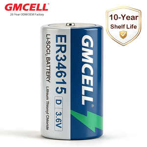 Batteries haute capacité 3,6 V 19000 mAh ER34615 LiSOCl2, batterie 34615, durée de vie de 10 ans pour compteur intelligent - Product Image 1