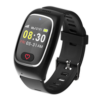 Reloj 4G LTE con Detección de Caídas para Personas Mayores, con Rastreador GPS y Llamada de Emergencia SOS