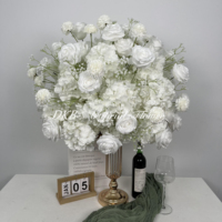 Boules de fleurs artificielles pour mariage, 60 cm, centre de table en soie pour tables, décoration de Noël et de remise de diplômes