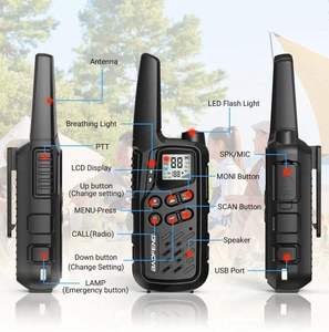 Radio Bidireccional <span class=keywords><strong>Baofeng</strong></span> T25 UHF de 16 Canales, VOX, NOAA, Mini <span class=keywords><strong>Walkie</strong></span> <span class=keywords><strong>Talkie</strong></span> Portátil Colorido, BF-T25 FRS <span class=keywords><strong>PMR446</strong></span> - Product Image 5
