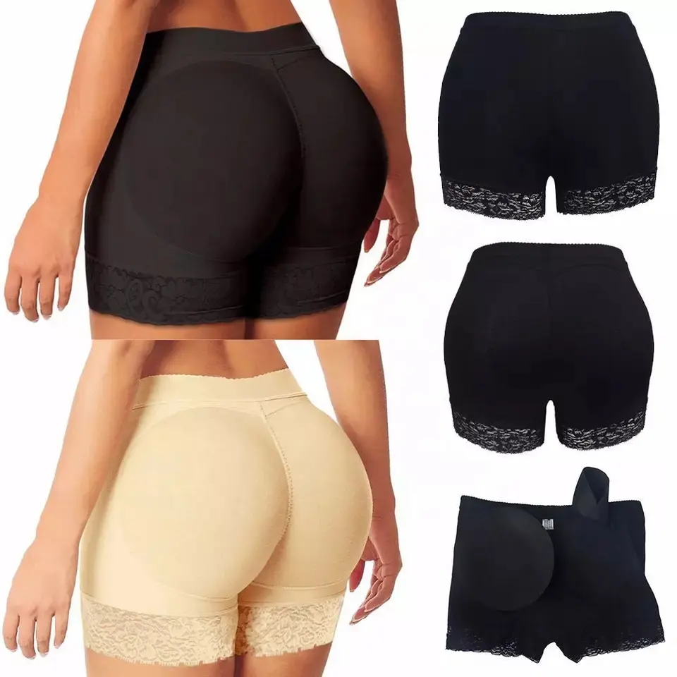 Corsé adelgazante de alta calidad para mujer, ropa interior con almohadillas para las caderas, Control de barriga, bragas levantadoras de glúteos acolchadas, barata