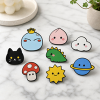 Fabrication OEM, conception gratuite, badges en métal plaqué or, logo de dessin animé personnalisé, étiquettes rigides ou souples, broches, épingles de revers en émail anime pour chapeaux