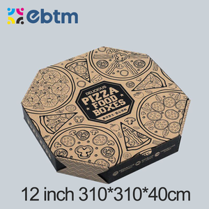 Boîte à pizza en carton ondulé personnalisée en gros, boîte de 12 <span class=keywords><strong>pouces</strong></span> pour pizza - Product Image 2