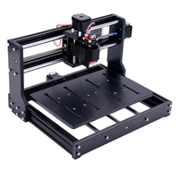 Mini graveur laser CNC 3020 DIY, routeur, machine de fraisage de circuits imprimés avec roulement à broche unique et moteur, contrôle GRBL 3 axes 24V
