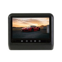 Eidada-Appui-tête MP5 TFT LCD 9 pouces 800x480, avec boutons tactiles, USB FM, pour divertissement sur siège arrière