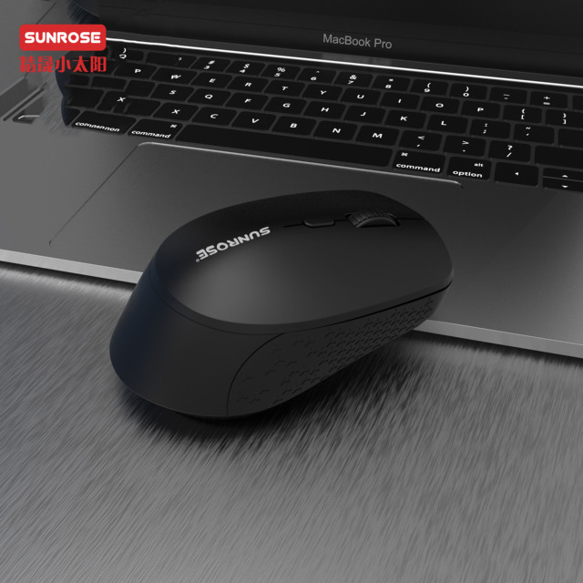 Factory Supply SUNROSE T7 Mini 2.4G Wireless Optical Mouse 4 Buttons Ergonomic Design for Laptop/Desktop in Stock