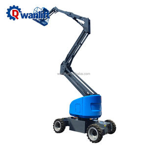 מעלית הרמה מפרקית קטנה מתוצרת סין, דגם Genie JLG ניידת, 12~56 מטר, דיזל הידראולי, עם במת הרמה טלסקופית, לעבודות בנייה ומספנות. - Product Image 2