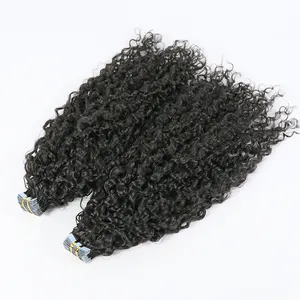 Wholesale Cheap 100 Brazilian Virgin Human Hair Double Drawn 3A 3B 3C 4A 4B 4C Texture Tape In Hair Extensions