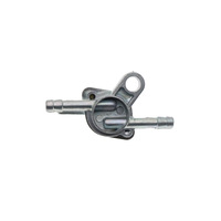 Moto Quad Lawnmover Essence Robinet de Carburant Anti-âge Anti-corrosif Anti-Fuite Caoutchouc Argent
