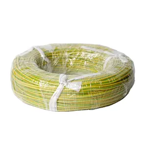 100m verde amarillo PVC Cable tierra manga 2mm 3mm 4mm 5mm 6mm 7mm 8mm alambre pantalones manga