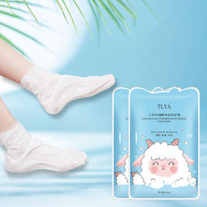 OEM ODM vente en gros soins <span class=keywords><strong>de</strong></span> la peau des pieds lotion hydratante masque en tissu chaussettes avec <span class=keywords><strong>peeling</strong></span> au <span class=keywords><strong>lait</strong></span> <span class=keywords><strong>de</strong></span> chèvre et masque <span class=keywords><strong>de</strong></span> soin des pieds à la lavande - Product Image 4