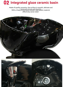 Sillón de Lavado de Cabello Moderno 2026 con Diseño de Spa para Salón de Belleza y Barbería - Product Image 4