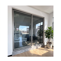 Porte coulissante en aluminium SIUPA pour patio, double vitrage australien, pour villa, extérieur/intérieur, balcon, porte coulissante en verre empilable