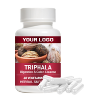 Capsules de Triphala, complément alimentaire à base de plantes avec Belleric Myrobalan et Chebulic Myrobalan, soutien à la digestion, au côlon et au système immunitaire