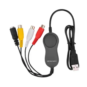 Konverter Kartu Penangkap Video Audio USB 2.0 Mendukung Sistem Video Global untuk PC / DVD