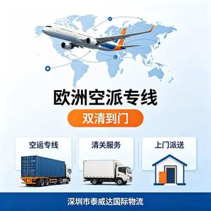 Logística Internacional Shenzhen Taiweida, Línea Dedicada de Envío Aéreo Europeo, Servicio Puerta a Puerta de China a Europa - Product Image 1