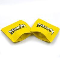 Conception gratuite 1g 3.5g 7g 28g OEM laminé thermoscellage petits sacs d'emballage en Mylar résistant aux enfants avec fermeture éclair en plastique