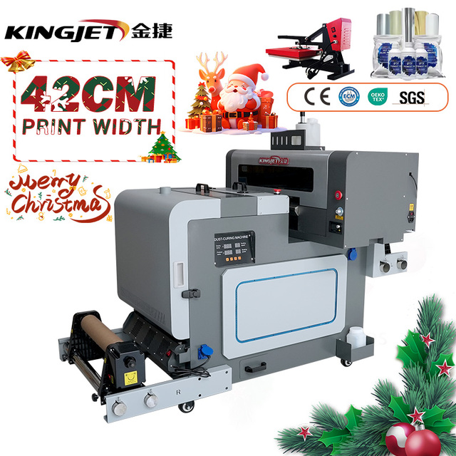 New Dtf Printer XP600 12 Inch White Pigment Ink Powderless Tshirt Printing Machine