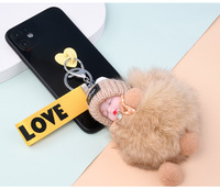 Xinglianda Décalque Cœur Lisse DIY Accessoires Coque Téléphone Style Ins Pompon Suspendu Métal Fait Main 1.5x2.5cm Compatible Toutes Marques