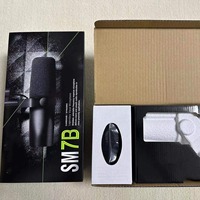 Microphone Dynamique Vocal SM7B Cardioïde Studio Réponse en Fréquence Enregistrement Podcasting SM7B pour Shure