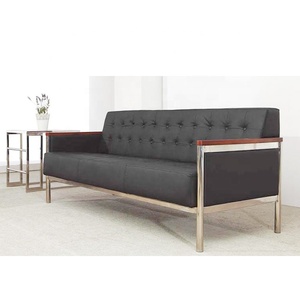 <span class=keywords><strong>Bonanza</strong></span> 2024 gran oferta conjunto de sofá de muebles de lujo europeo de cuero negro 8809 - Product Image 6