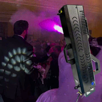 Pistolet à fumée LED portable 1500W pour DJ, équipement d'éclairage et d'effets spéciaux pour mariages, clubs et soirées - Machine à brouillard électrique portative pour discothèque