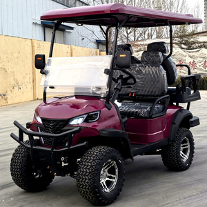 Elegant Customized Color 4-Wheel 4-Passenger Electric Powered Ecological Garden Long Distance Sightseeing Golf Cart 2-Year - Product Image 1