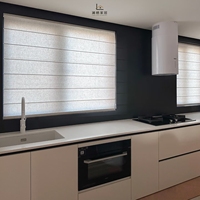 Juego de Muebles de Cocina Modulares Modernos Personalizados, Gabinetes de Pared de Altura Completa en Acrílico de Alto Brillo, Gabinetes de Cocina Plegables
