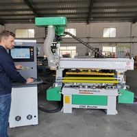 Machine de gravure CNC automatique 1325 pour le travail du bois avec table à vide, système de contrôle DSP et moteur industriel