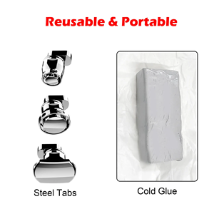 WOYO PDR100 Kit de Reparo de Amassados para Carro/Automotivo com Martelo Deslizante Puxador de Amassados e Abas de Cola a Frio Ferramentas de Reparo de Amassados Sem Pintura - Product Image 4