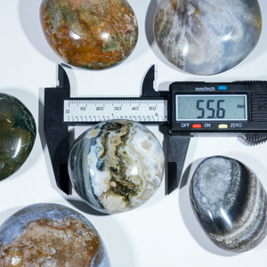 Oceano diaspro <span class=keywords><strong>cristalli</strong></span> di pietra di palma all'ingrosso Semi pietra preziosa naturale oceano diaspro <span class=keywords><strong>cristalli</strong></span> pietre di palma per la guarigione Reiki - Product Image 5