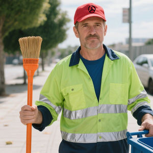 Sangle de capuchon réglable résistant à l'usure respirant anti-poussière Protection solaire Tissu d'<span class=keywords><strong>assainissement</strong></span> Chapeau Fournitures de protection du travail - Product Image 3