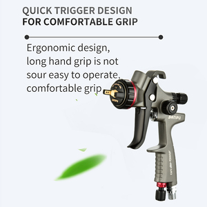 <span class=keywords><strong>Pistola</strong></span> a spruzzo ad aria professionale da 1.3mm con tazza di alimentazione a gravità da 600ml per applicazioni ad acqua di fascia alta per autoveicoli - Product Image 4