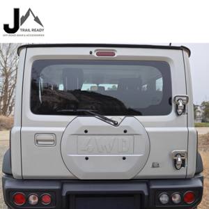Boîte de rangement pour porte arrière tout-terrain pour <span class=keywords><strong>Suzuki</strong></span> Jimny <span class=keywords><strong>2018</strong></span>+ 3/5 portes, boîte de transport rigide Pueatas, accessoires de modification extérieure - Product Image 4