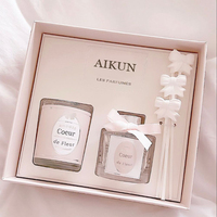 Diffuseur de roseaux en verre de luxe AIKUN - Écologique, sans BPA, huile à haute concentration longue durée, aromathérapie pour grands espaces