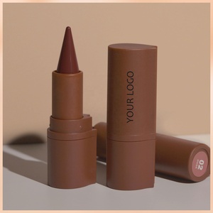 Votre Logo Tapered Lip Liner Brown Lip Pencil Contour Lipstick Pout Long wear Precise 2 en 1 Lipliner Khol Eyeliner Lip Cosmetics - Product Image 6