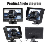 Hokevision - Miroir rétroviseur numérique portable avec écran LCD TFT couleur 9 pouces pour voiture, camion, bus