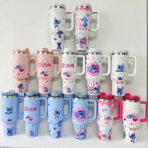 Vaso Térmico de Acero Inoxidable de 40oz con Diseño de Personajes de K-Pop (Rumi, Mira, Zoey), Gran Capacidad, para Viajes, con Asa - Product Image 3