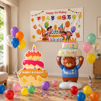 Ensemble de décoration de fête pour le premier anniversaire de bébé avec guirlande de ballons à tirer