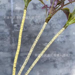 Planta Artificial de Bambú Jinxi de 77 cm, Violeta, Verde, Amarillo, Decoración para el Hogar, Bodas, Accesorios de Fotografía para Exteriores - Product Image 2