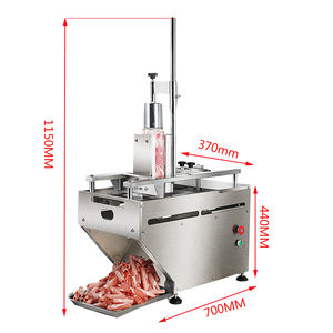Fabrication de rouleau d'agneau coupe de bacon approvisionnement d'usine de Chine coupe-poulet trancheuse de boeuf machine à trancher la viande à bas <span class=keywords><strong>prix</strong></span> - Product Image 1