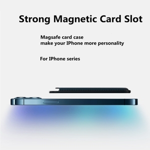 Etui de carte d'identité <span class=keywords><strong>en</strong></span> <span class=keywords><strong>cuir</strong></span> magnétique fort de 38 pièces <span class=keywords><strong>avec</strong></span> blocage RFID <span class=keywords><strong>pour</strong></span> 15/16 <span class=keywords><strong>pour</strong></span> portefeuille compatible - Product Image 6
