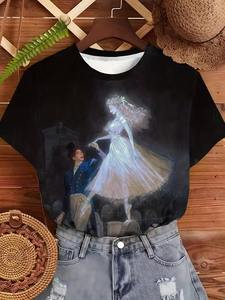 Camiseta gráfica divertida para mujer con estampado de Dumpster Fire "<span class=keywords><strong>This</strong></span> <span class=keywords><strong>Little</strong></span> <span class=keywords><strong>Light</strong></span> <span class=keywords><strong>of</strong></span> <span class=keywords><strong>Mine</strong></span>", cuello redondo, manga corta, informal - Product Image 6